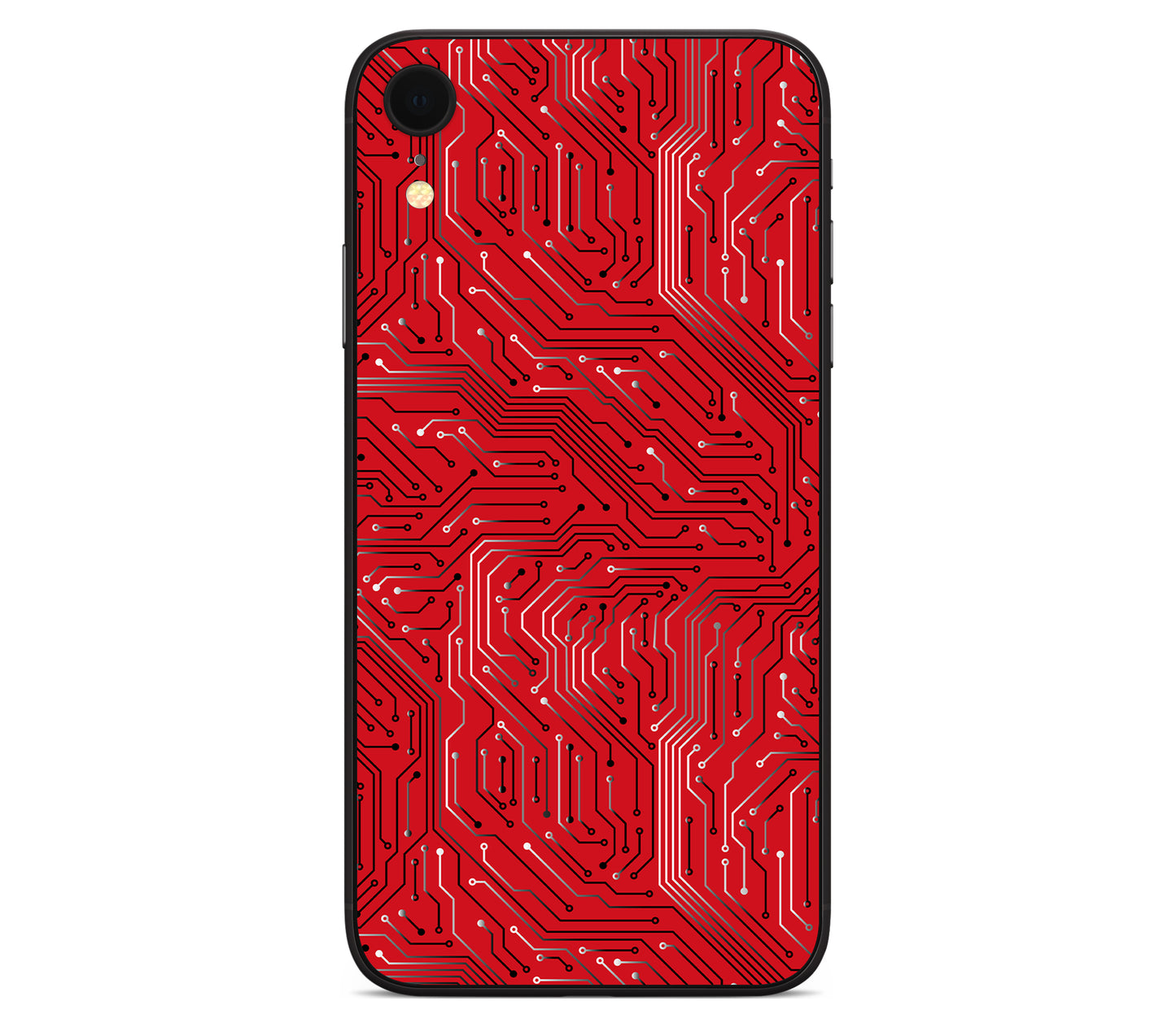 iPhone XR skin, REDLINE, back skin without logo cutout