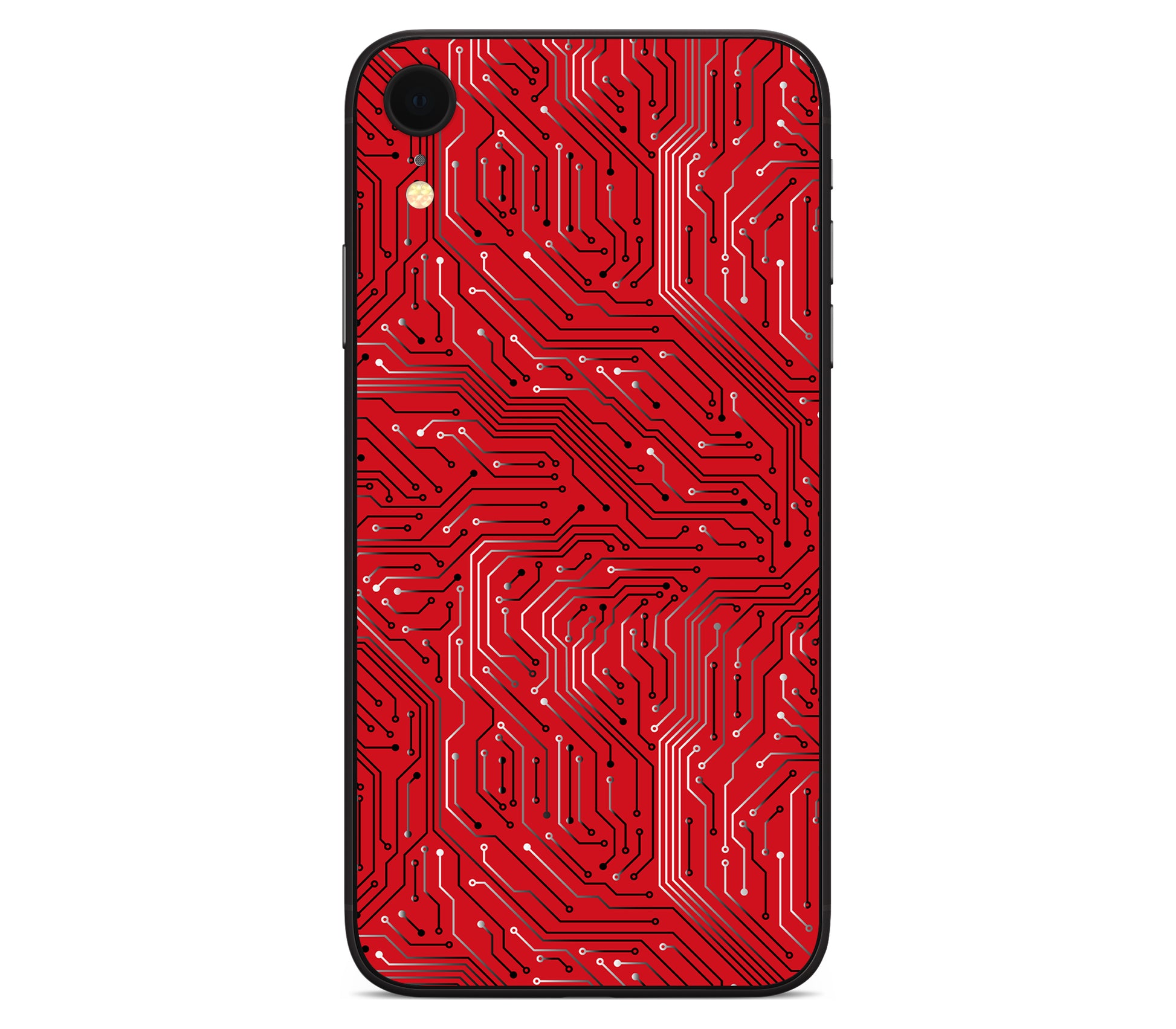 iPhone XR skin, REDLINE, back skin without logo cutout