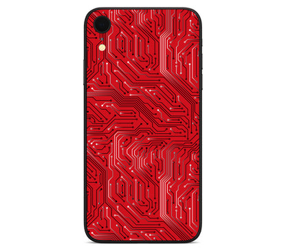 iPhone XR skin, REDLINE, back skin without logo cutout
