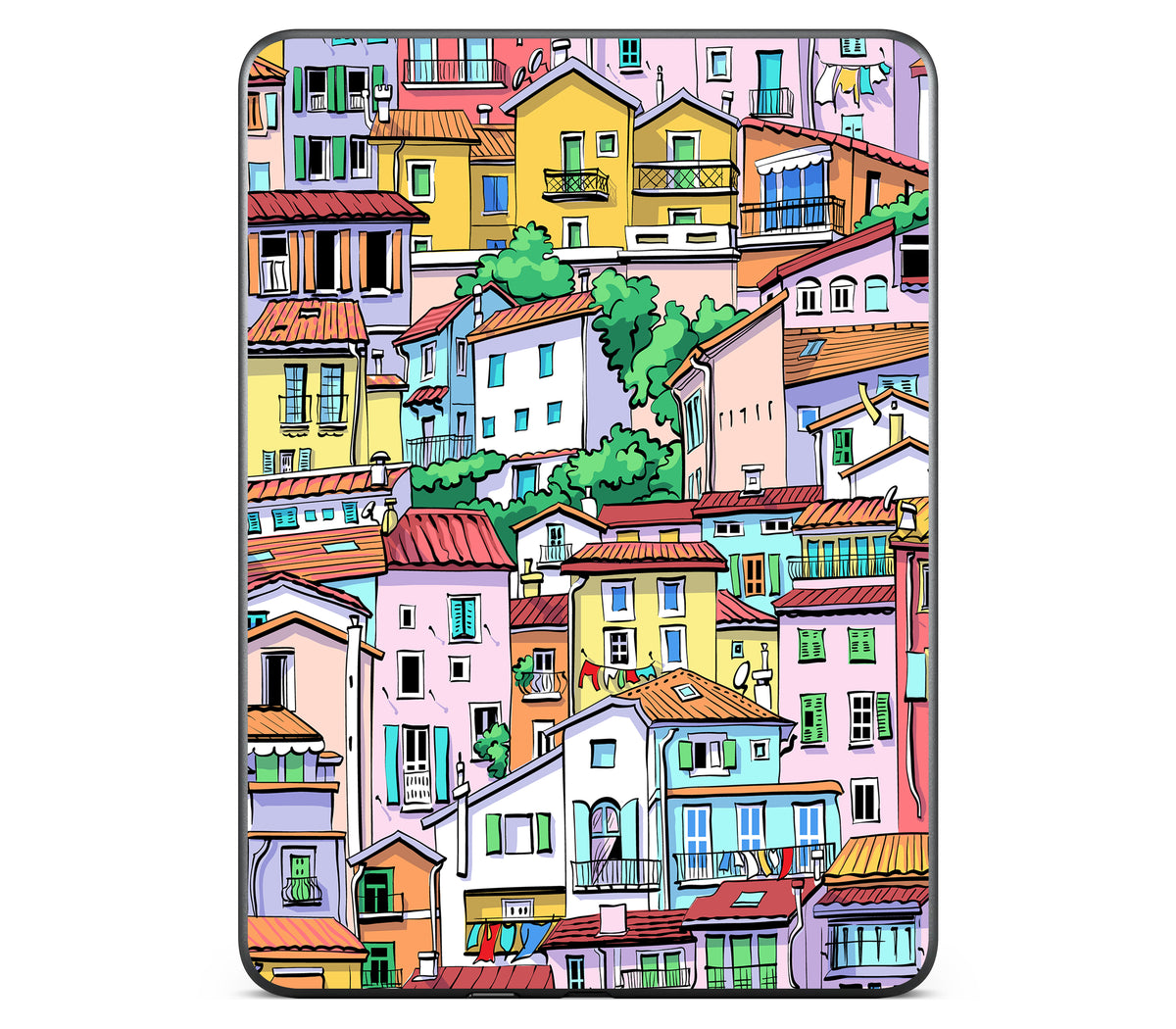 Kindle Colorsoft 2024 skin, Menton Mosaic, back skin