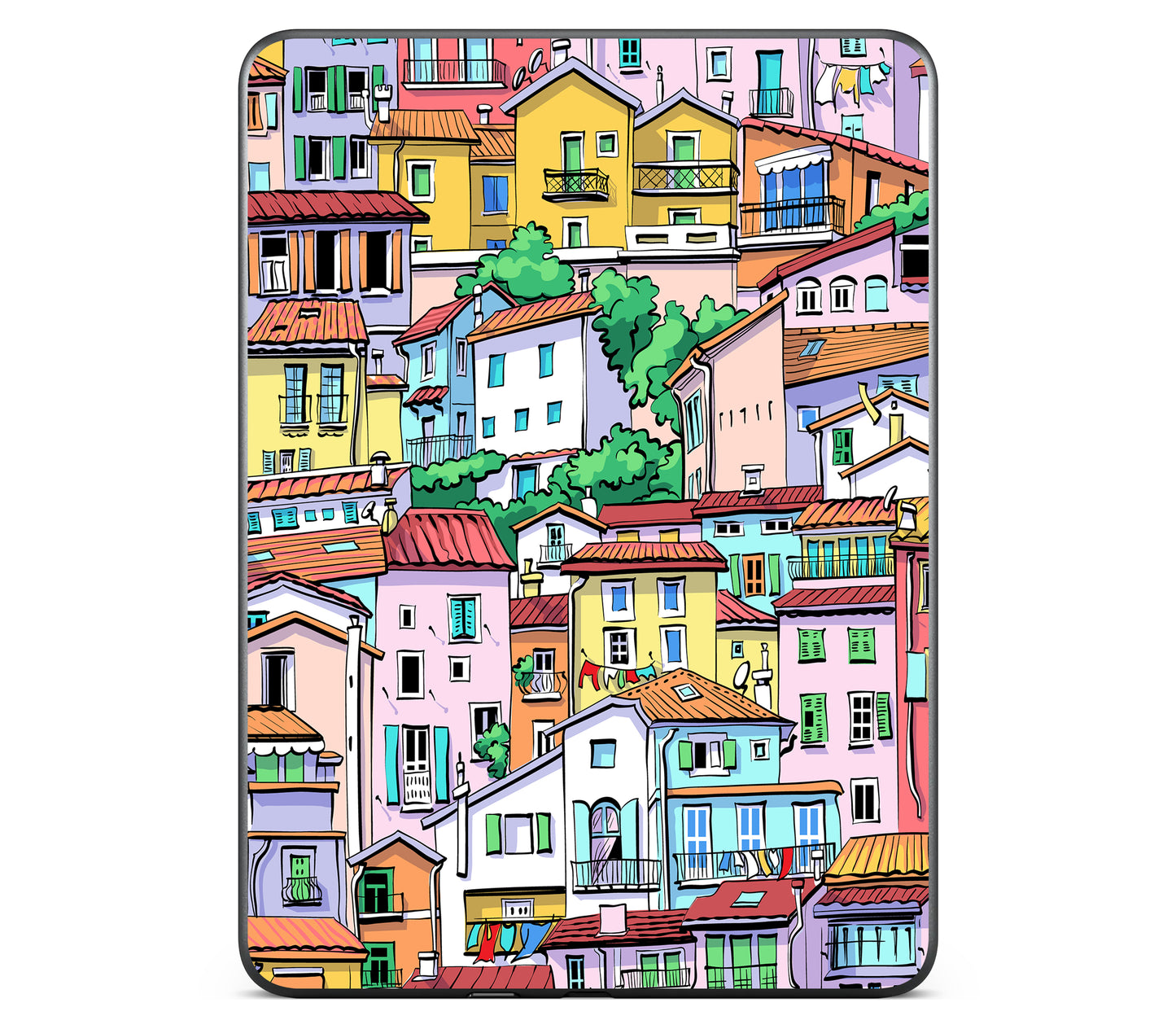 Kindle Colorsoft 2024 skin, Menton Mosaic, back skin