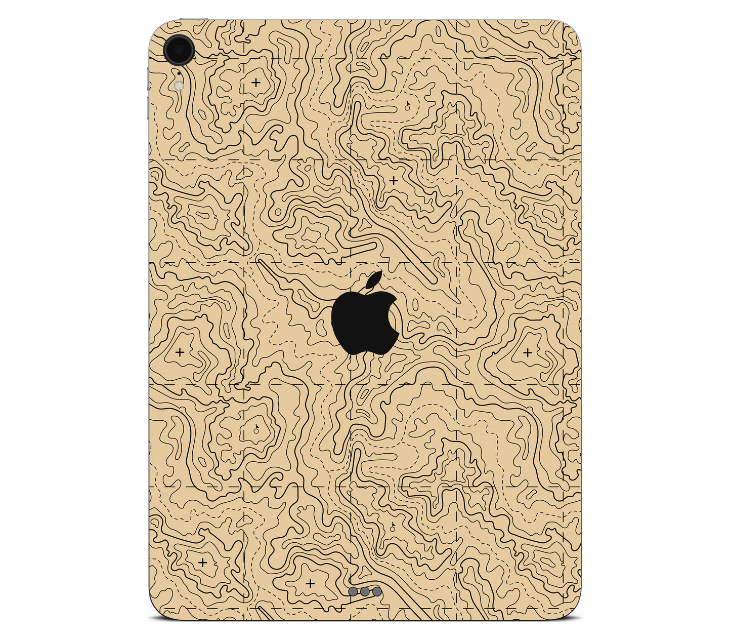 iPad Pro 12.9" (2018-2019, Gen 3) skin, Lockdown (Sandline), back skin with logo cutout