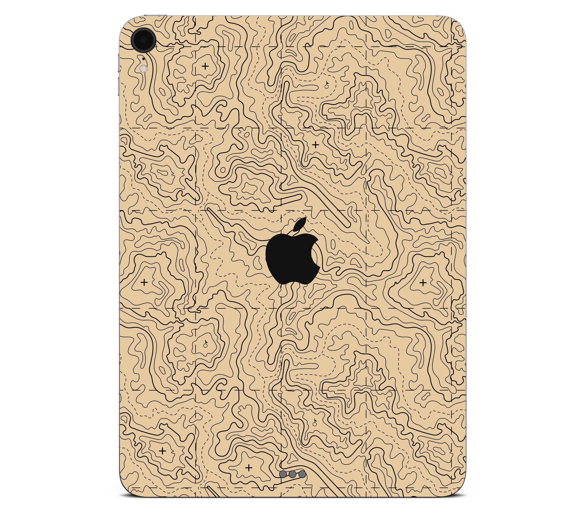 iPad Pro 12.9" (2018-2019, Gen 3) skin, Lockdown (Sandline), back skin with logo cutout