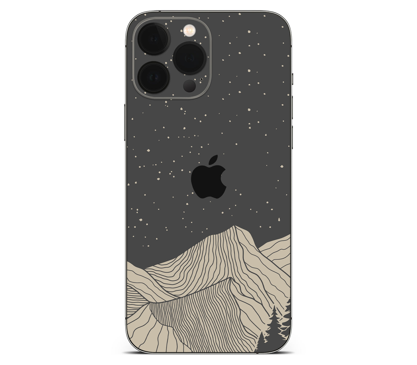 iPhone 13 Pro skin, Nightline, back skin with logo cutout