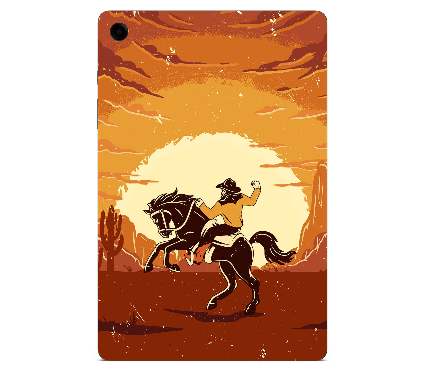 Galaxy Tab A11 Plus skin, Cowboy, back skin