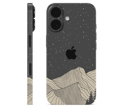 iPhone 16 Plus skin, Nightline, full wrap with logo cutout