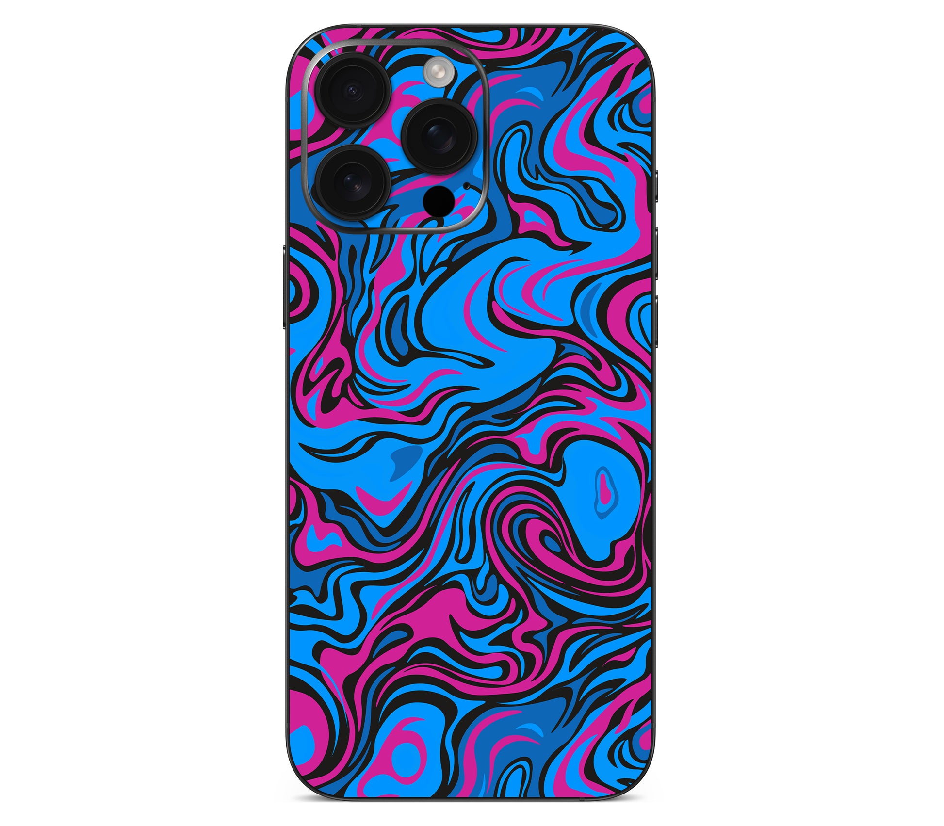 iPhone 16 Pro Max skin, Brain Drain, back skin without logo cutout