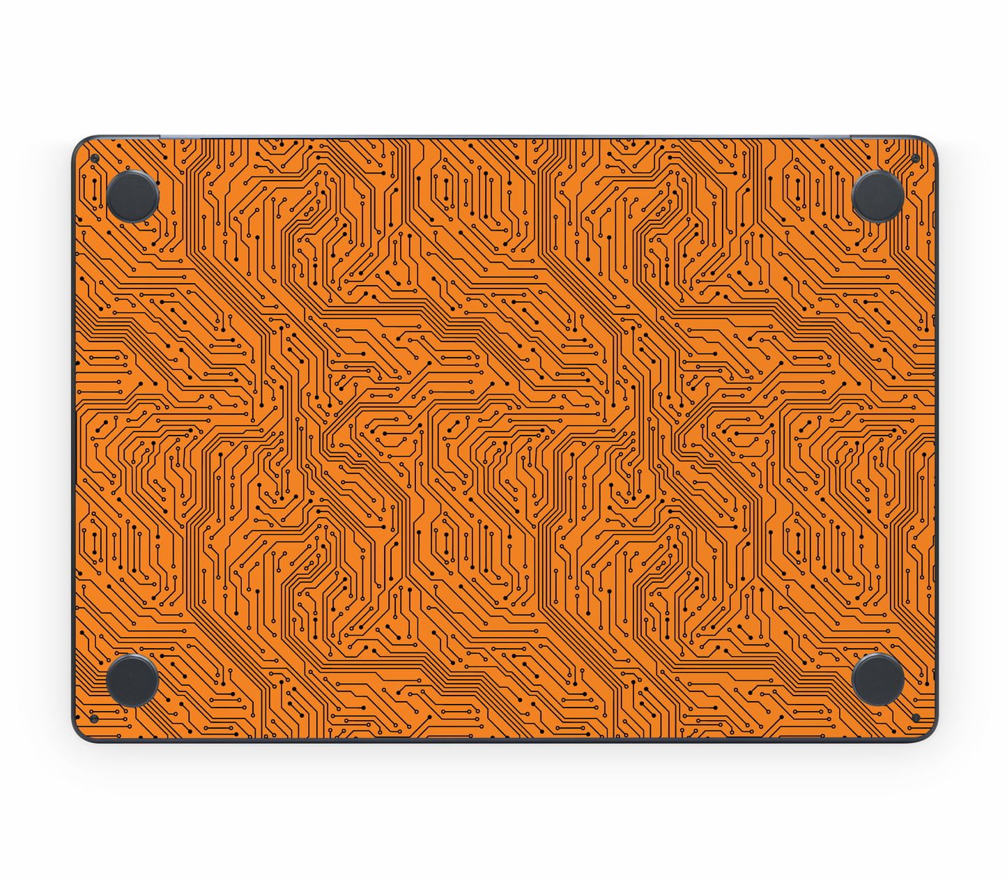 MacBook Air 13" (2025, M4) skin, Pulse Grid, bottom skin
