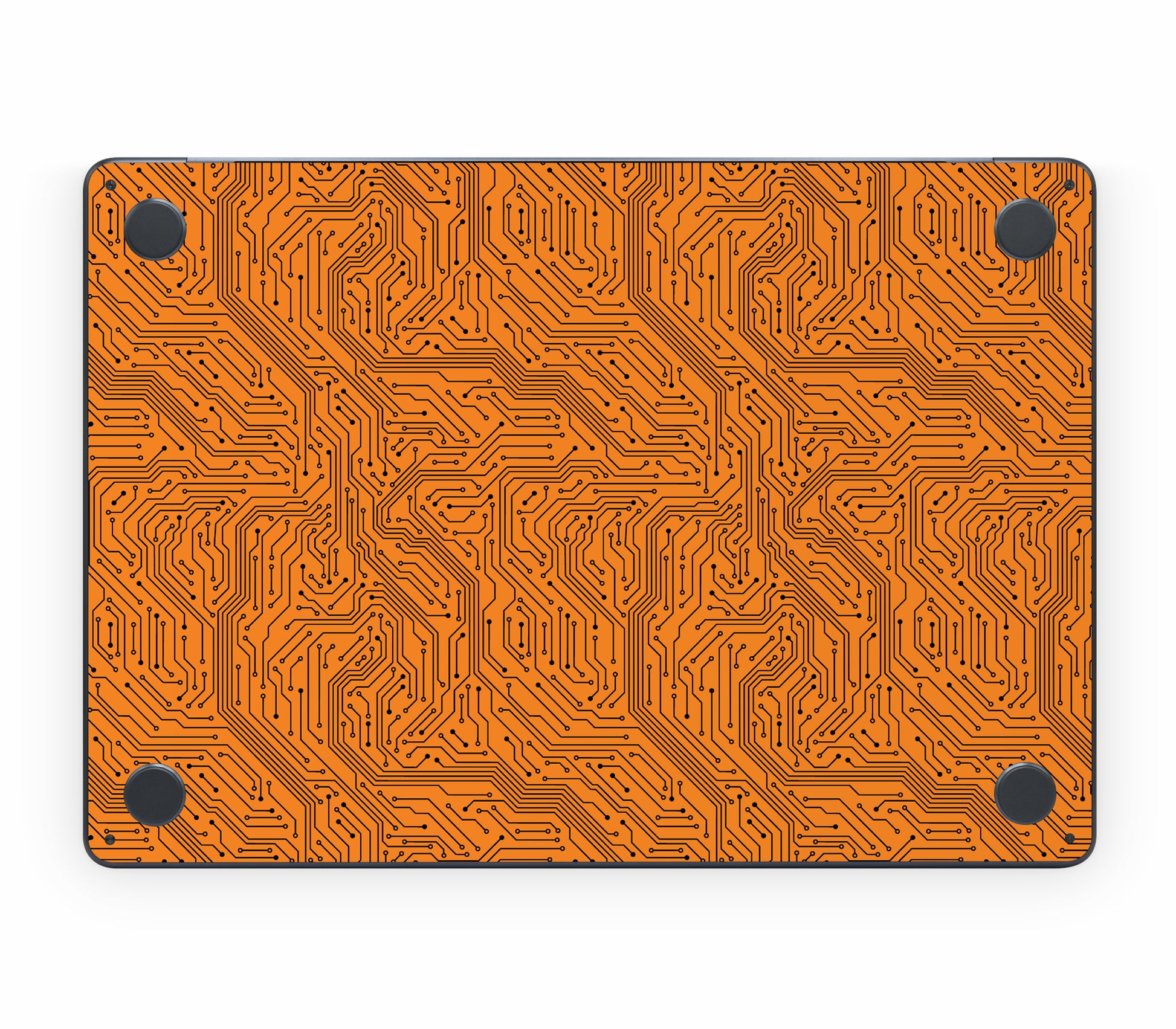 MacBook Air 13" (2025, M4) skin, Pulse Grid, bottom skin