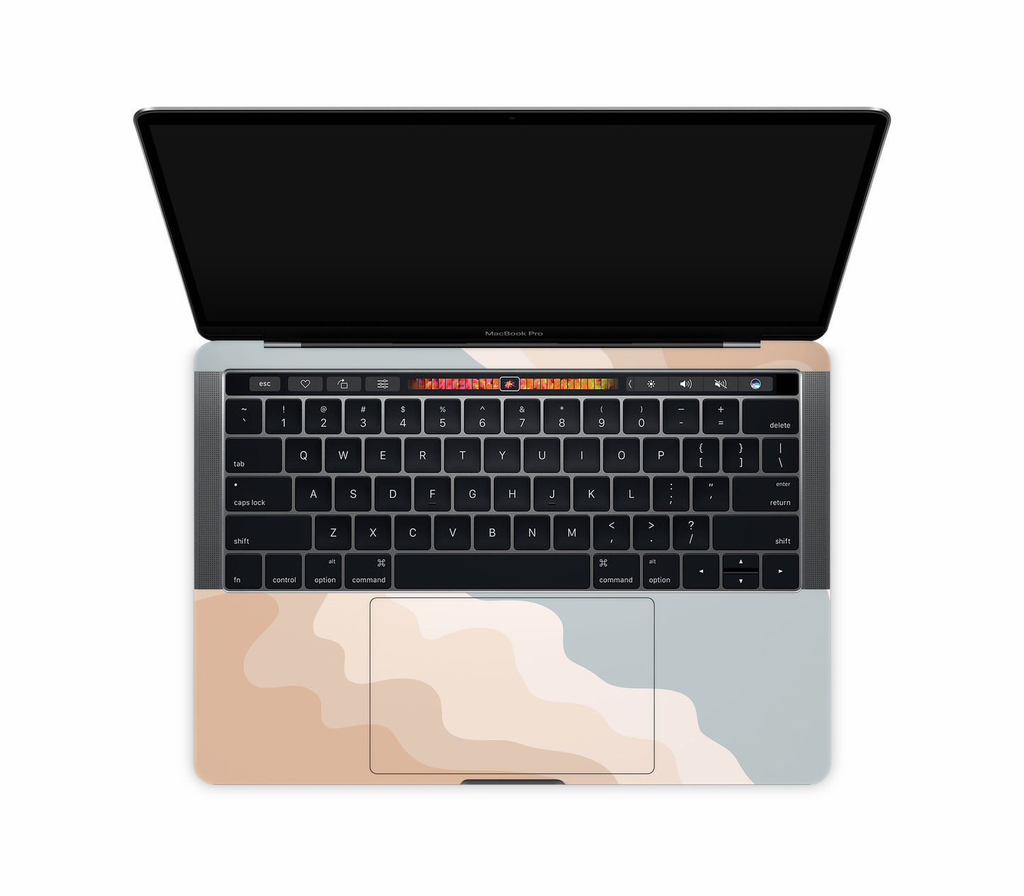 MacBook Pro 13" (2018 - 2019, Touch Bar) skin, Drift (Haze), inside skin