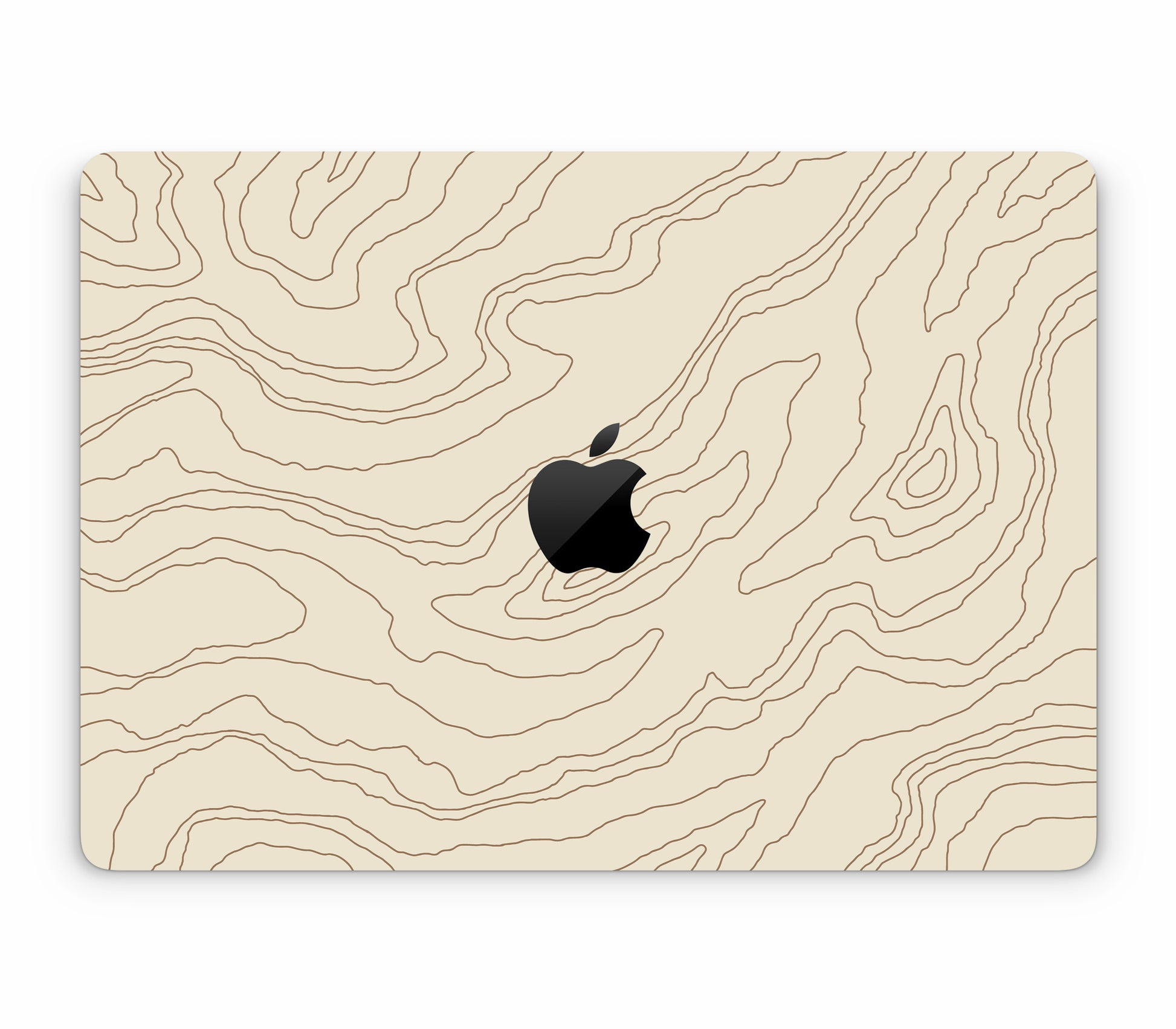 MacBook Air 13" (2024, M3) skin, Dune, top skin with logo cutout