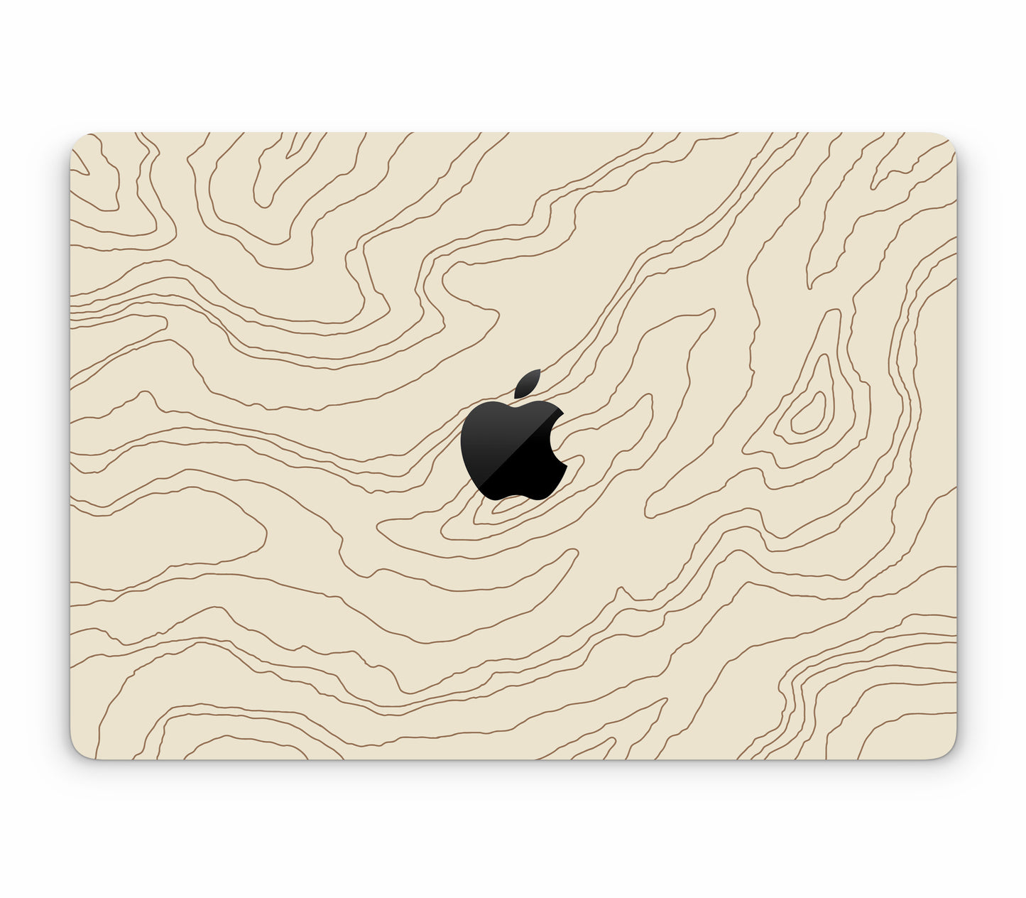 MacBook Pro 14" (2022, M2) skin, Dune, top skin with logo cutout