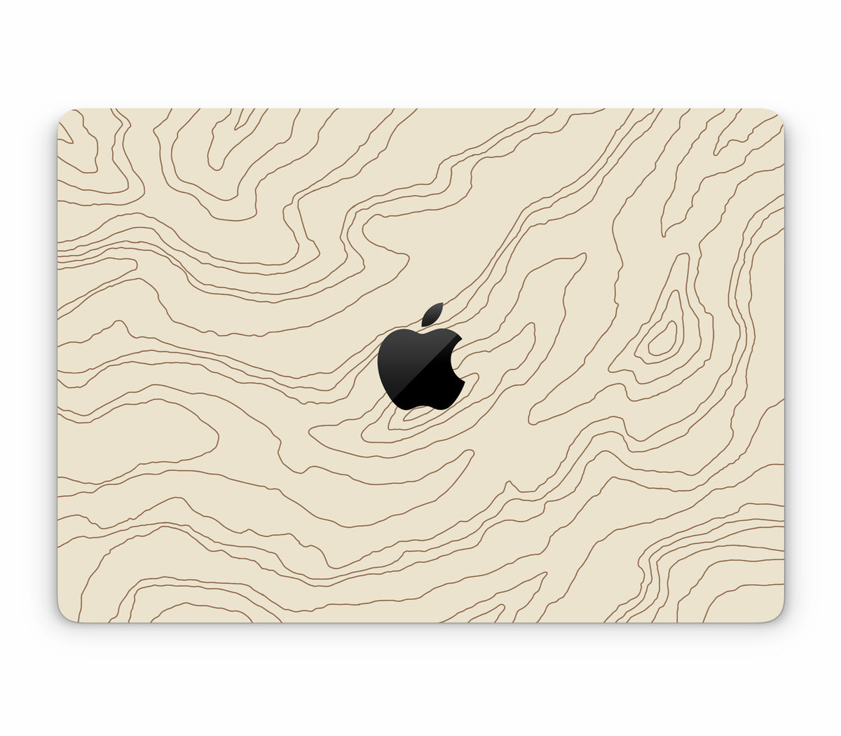 MacBook Pro 14" (2024, M4) skin, Dune, top skin with logo cutout
