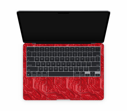 MacBook Air 13" (2025, M4) skin, REDLINE, inside skin