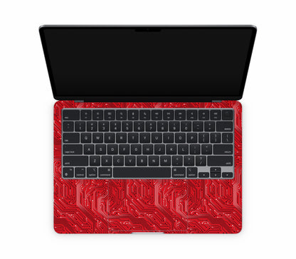 MacBook Air 13" (2025, M4) skin, REDLINE, inside skin