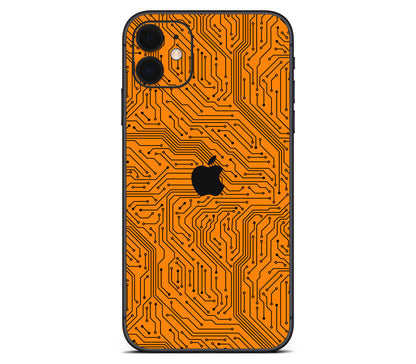iPhone 11 skin, Pulse Grid, back skin with logo cutout