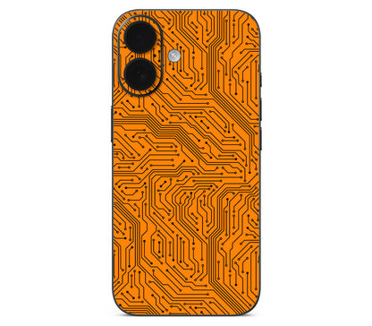 iPhone 16 Plus skin, Pulse Grid, back skin without logo cutout