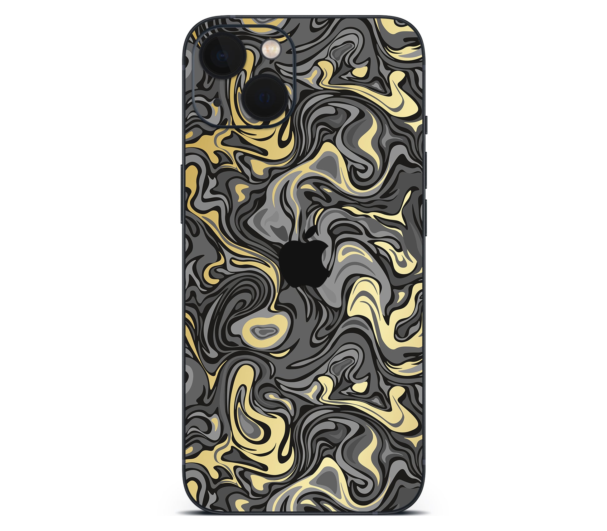 iPhone 13 skin, Damnation, back skin with logo cutout