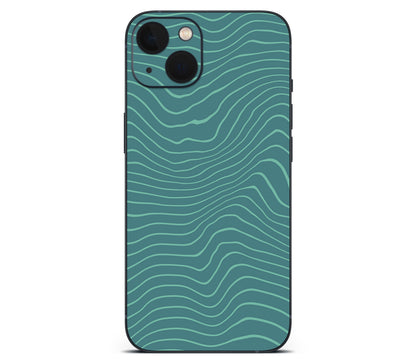 iPhone 13 skin, Tide, back skin without logo cutout