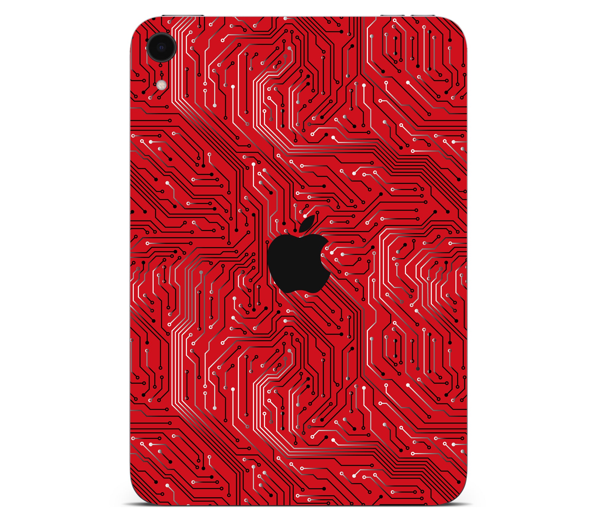 iPad Mini 6 skin, REDLINE, back skin with logo cutout
