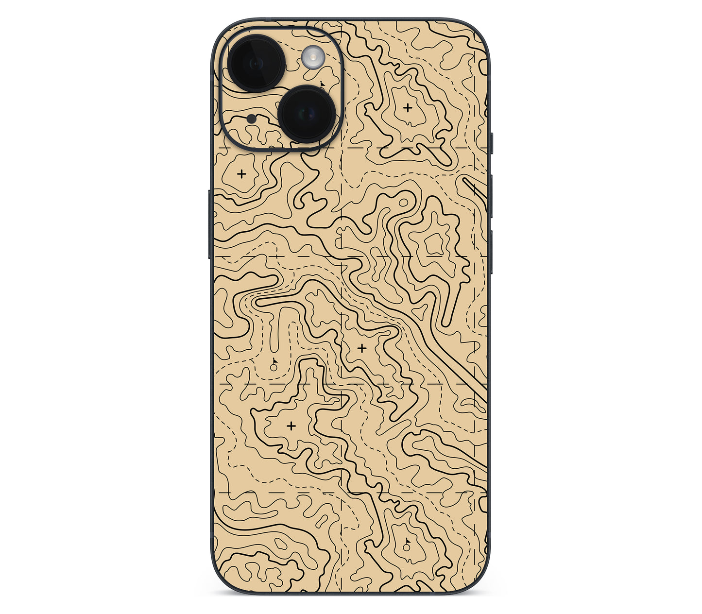 iPhone 14 skin, Lockdown (Sandline), back skin without logo cutout