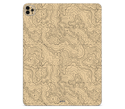 iPad Pro 12.9" (2022, Gen 6) skin, Lockdown (Sandline), back skin without logo cutout