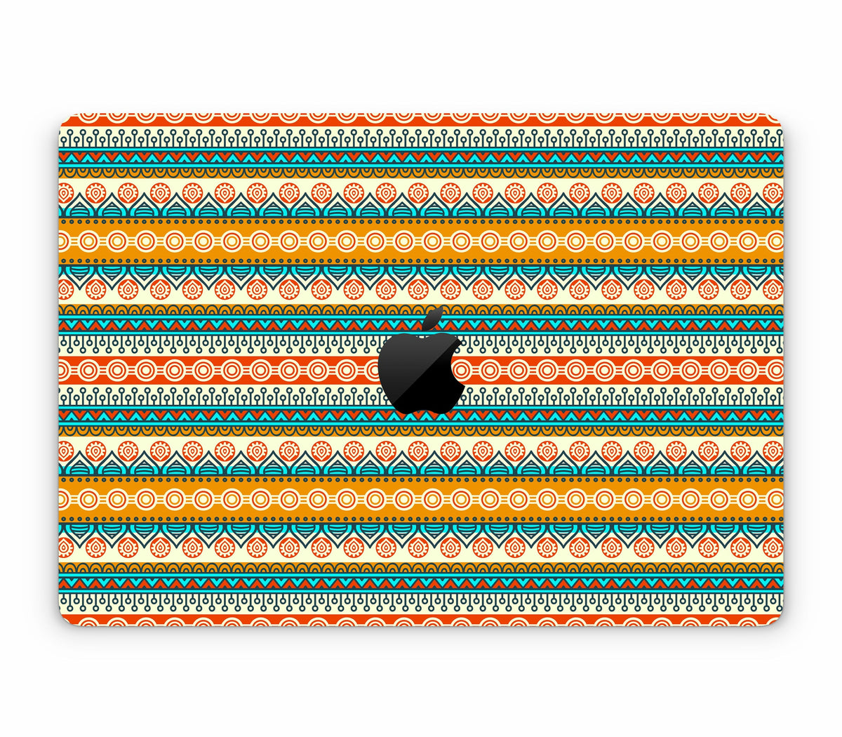 MacBook Air 13" (2025, M4) skin, Rangoli, top skin with logo cutout