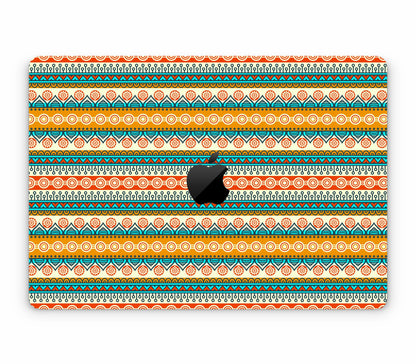 MacBook Air 13" (2025, M4) skin, Rangoli, top skin with logo cutout