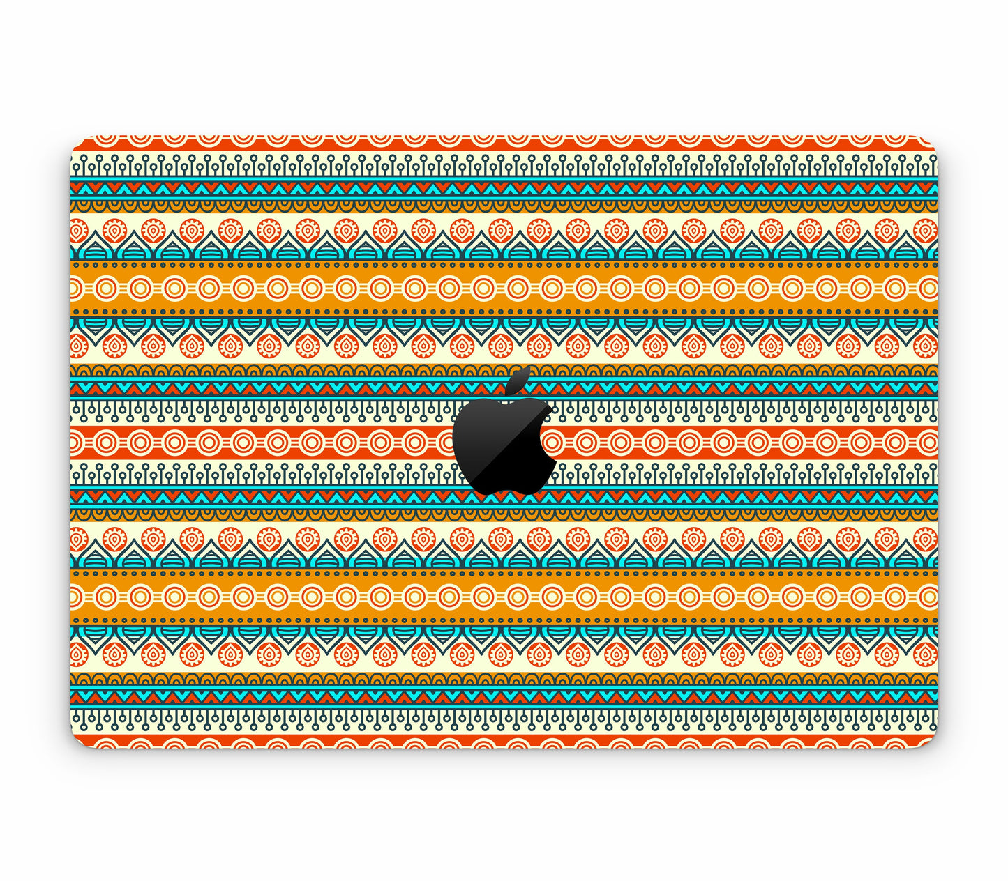 MacBook Pro 13" (2016-2019) Touch Bar skin, Rangoli, top skin with logo cutout