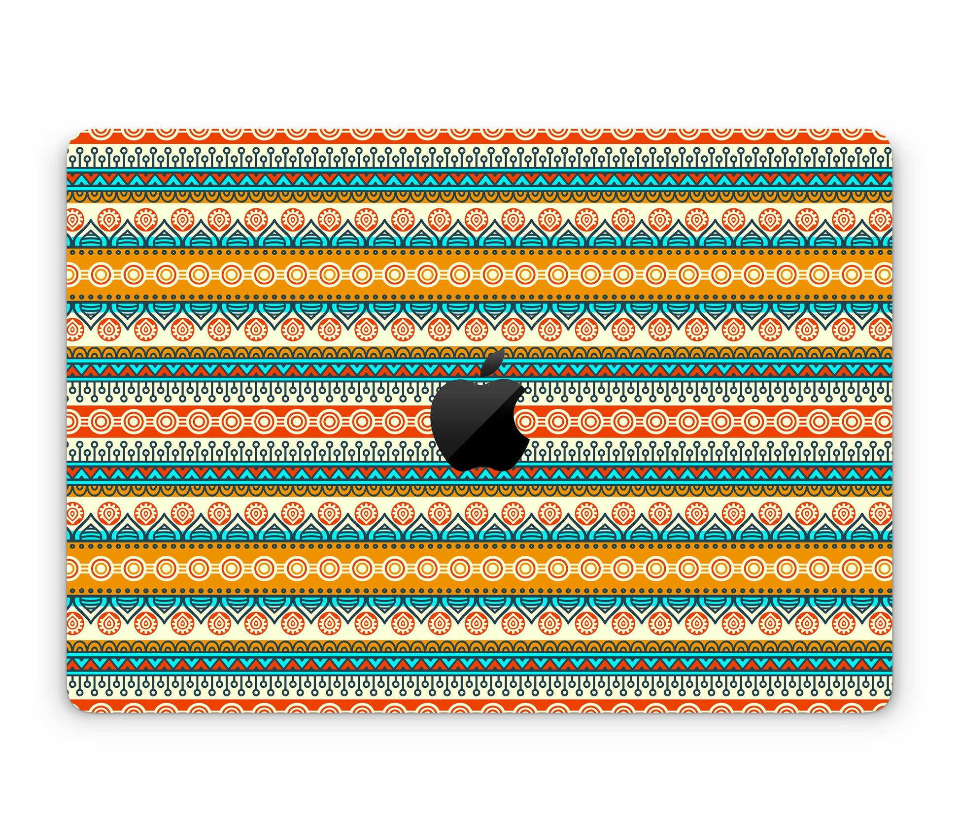 MacBook Pro 14" (2024, M4) skin, Rangoli, top skin with logo cutout