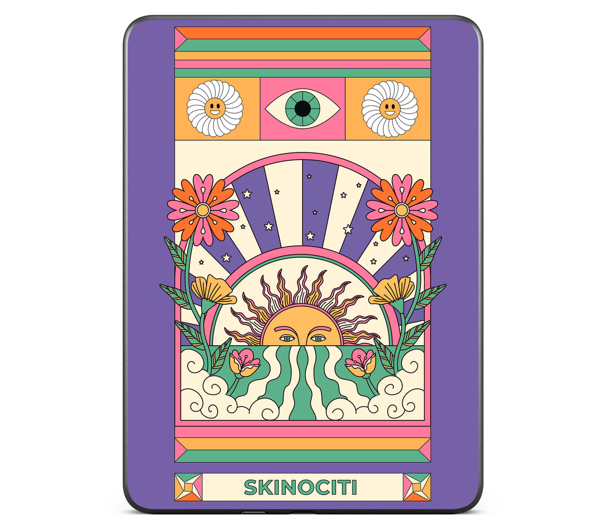 Kindle Colorsoft 2024 skin, Acidic Glare, back skin