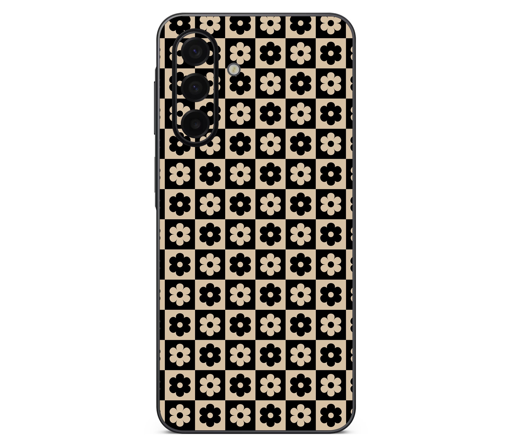 Galaxy A17 skin, Floral Grid, back skin