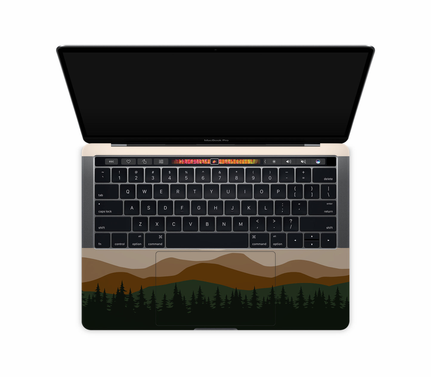 MacBook Pro 13" (2016 - 2017, Touch Bar) skin, Sierra Dusk, inside skin