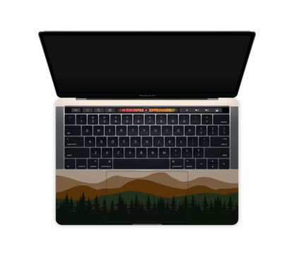 MacBook Pro 13" (2016 - 2017, Touch Bar) skin, Sierra Dusk, inside skin