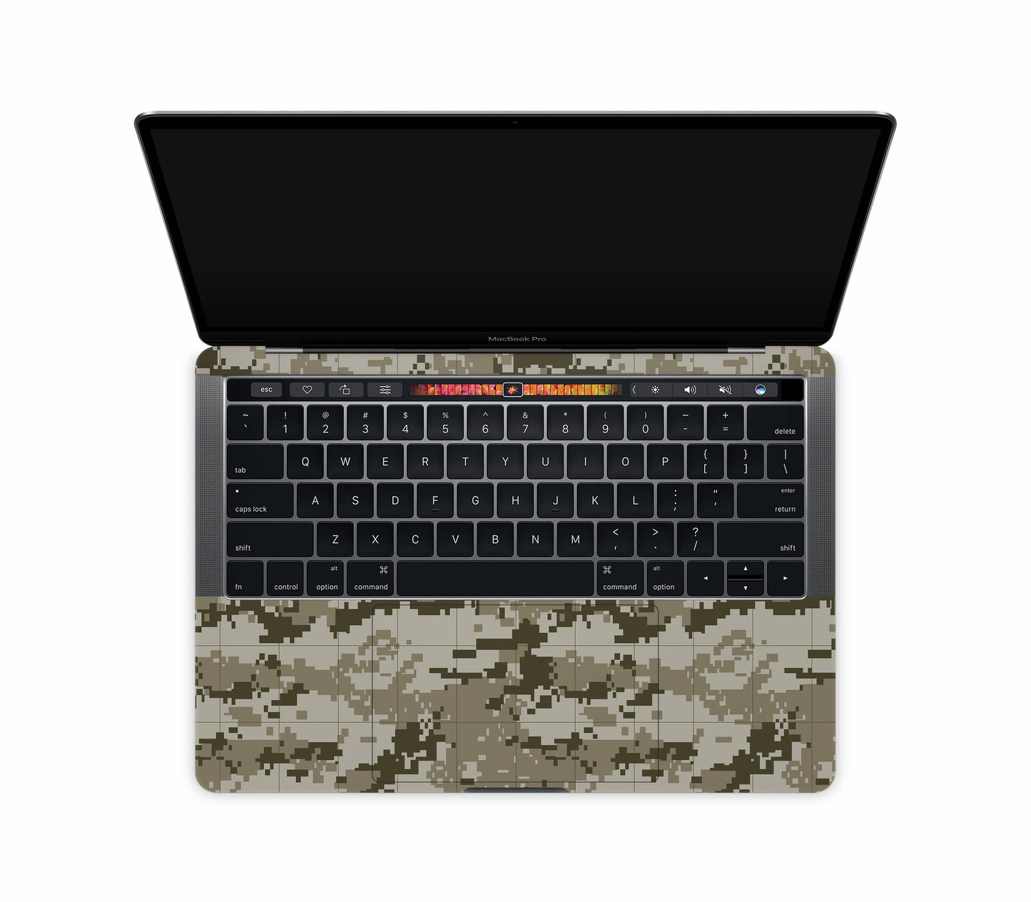 MacBook Pro 13" (2016-2019) Touch Bar skin, Stealth Mode, inside skin
