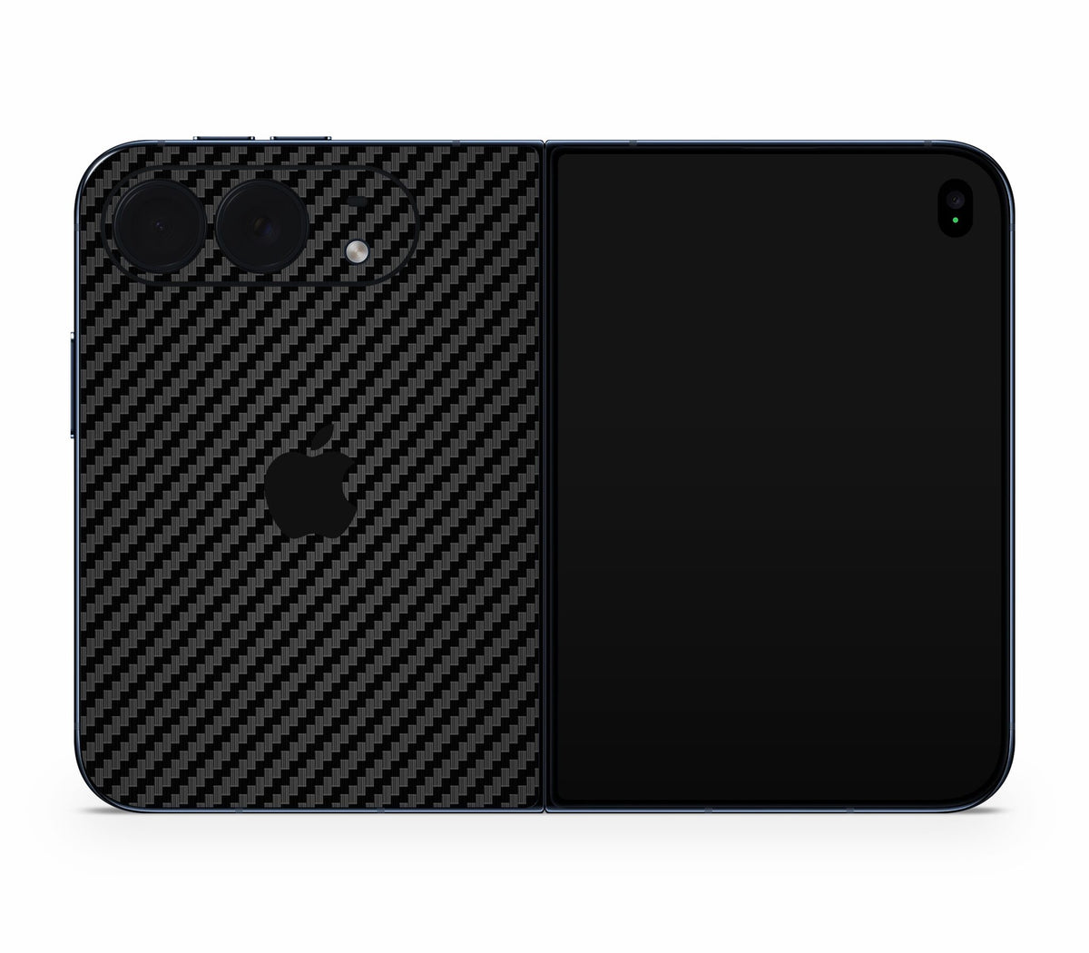 iPhone Duo skin, Code: Carbon, back skin with logo cutout