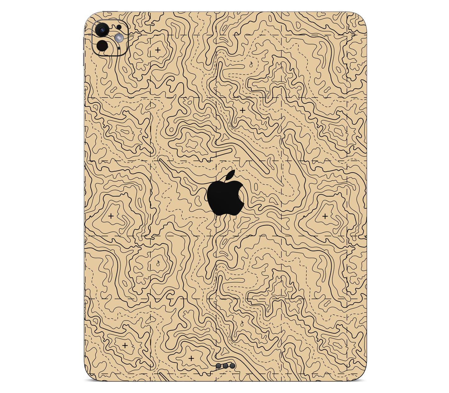iPad Pro 11" (M4) skin, Lockdown (Sandline), back skin with logo cutout