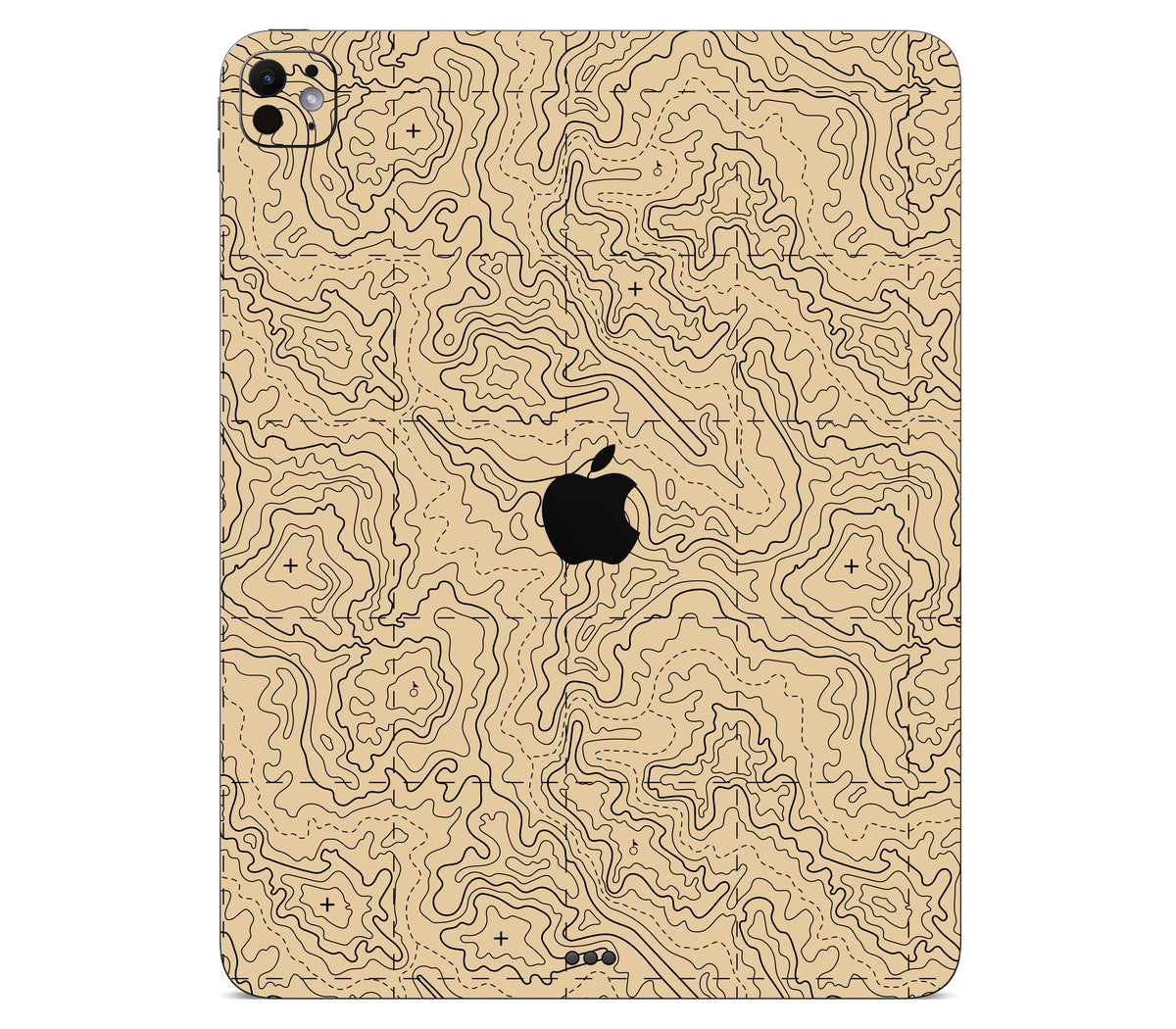 iPad Pro 13" (M5) skin, Lockdown (Sandline), back skin with logo cutout