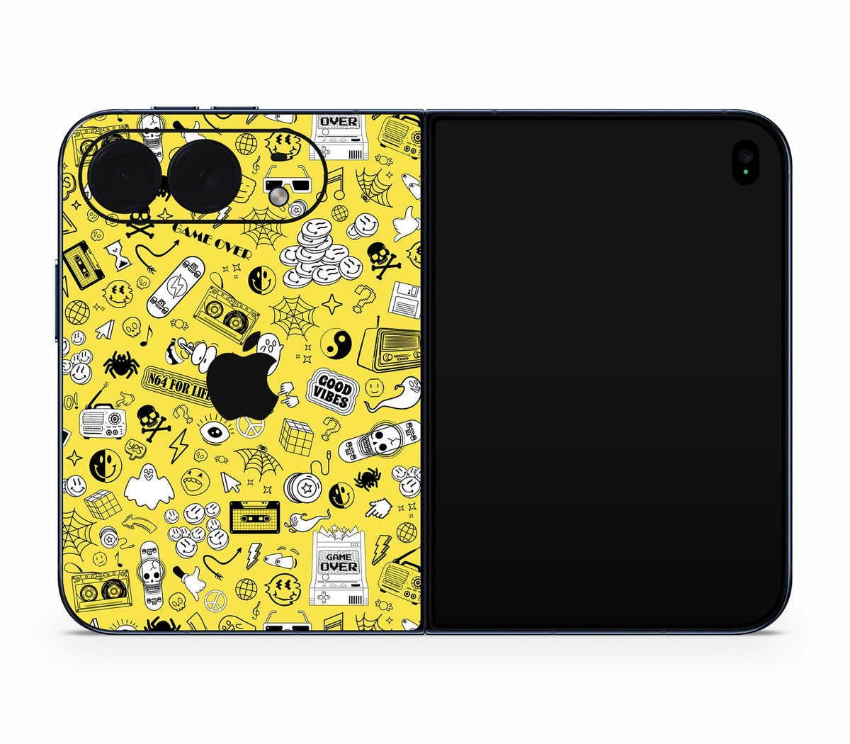 iPhone Duo skin, 90’s Nostalgia, back skin with logo cutout