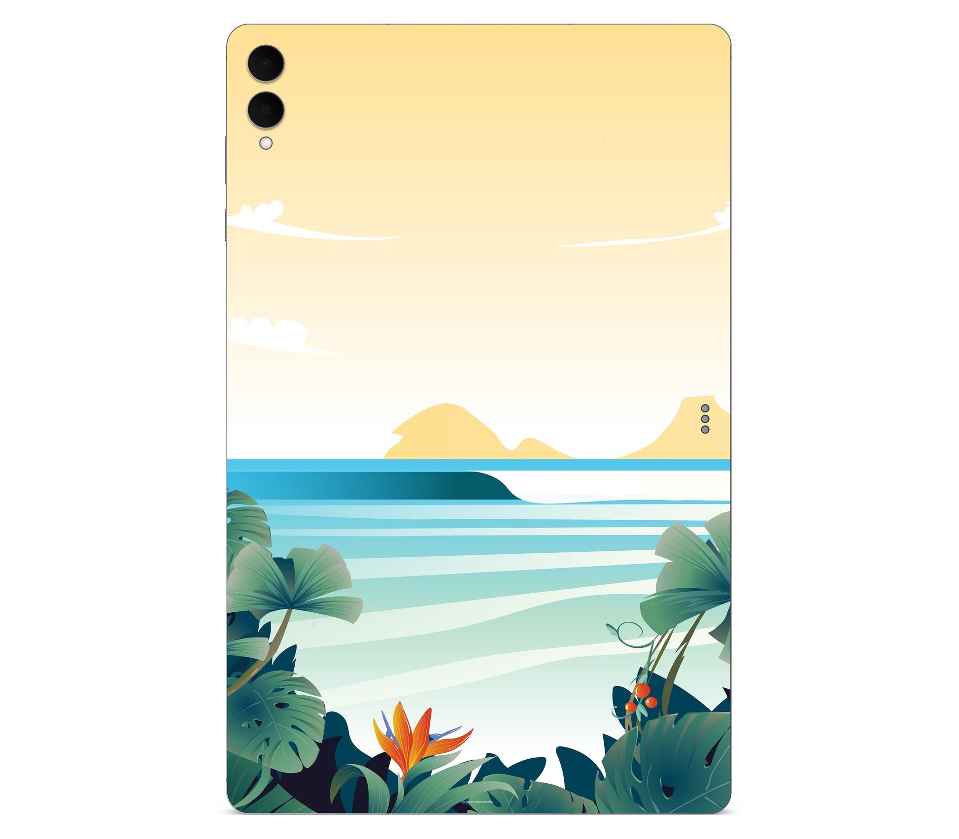 Galaxy Tab S11 Ultra skin, Sizzle Bay, back skin