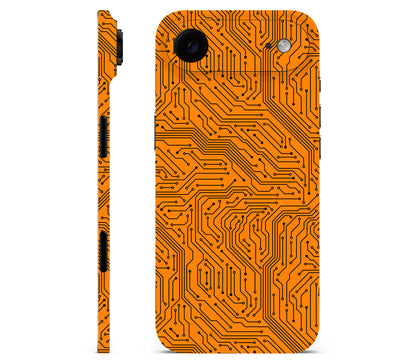 iPhone Air skin, Pulse Grid, full wrap without logo cutout