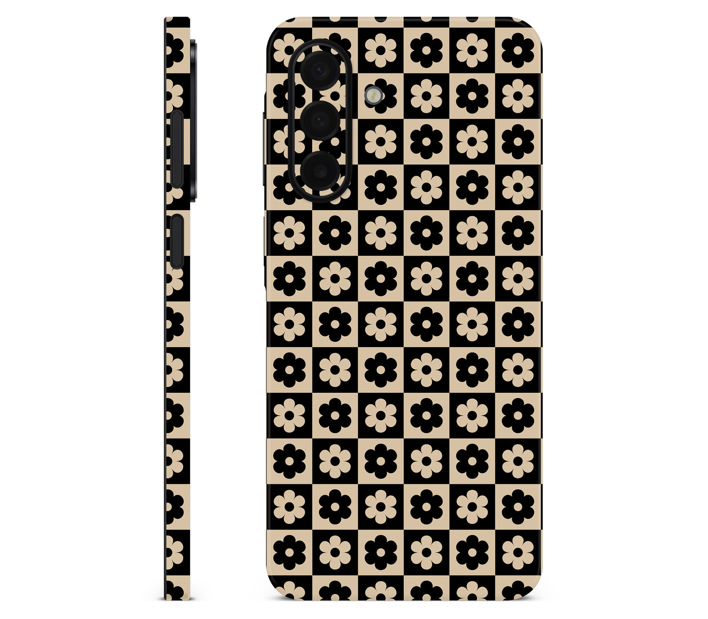 Galaxy A17 skin, Floral Grid, view 2