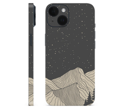 iPhone 14 Plus skin, Nightline, full wrap without logo cutout