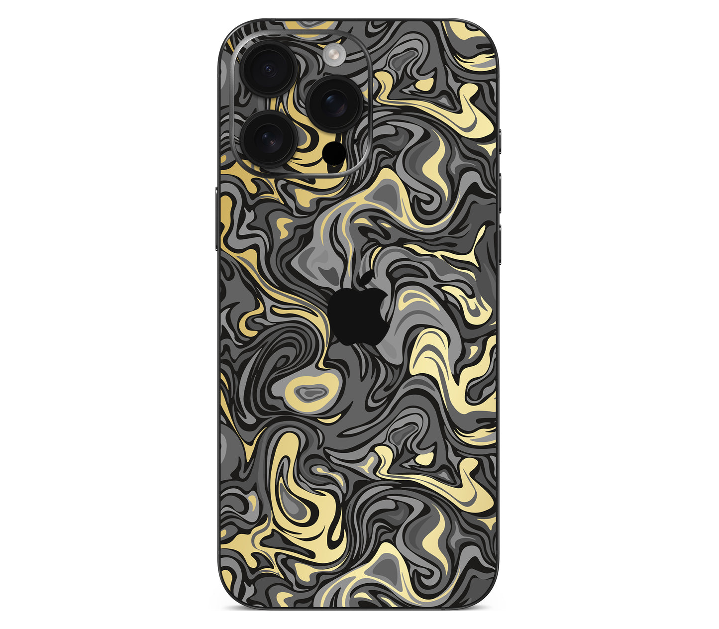 iPhone 16 Pro Max skin, Damnation, back skin with logo cutout