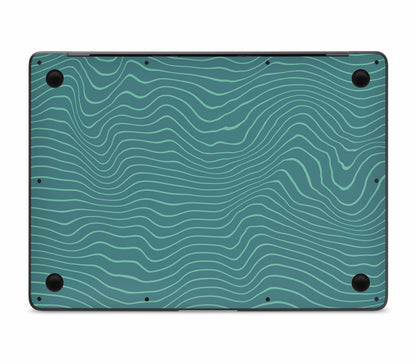 MacBook Air 13" (2020, Intel) skin, Tide, bottom skin