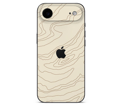 iPhone Air skin, Dune, back skin with logo cutout