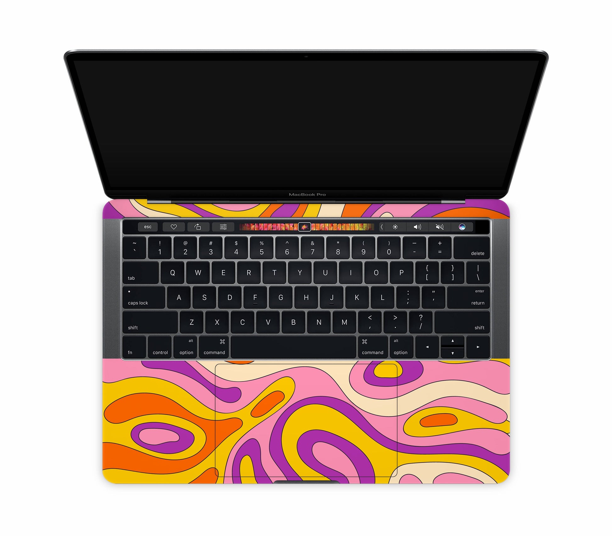 MacBook Pro 13" (2016-2019) Touch Bar skin, Psycho Vortex, inside skin