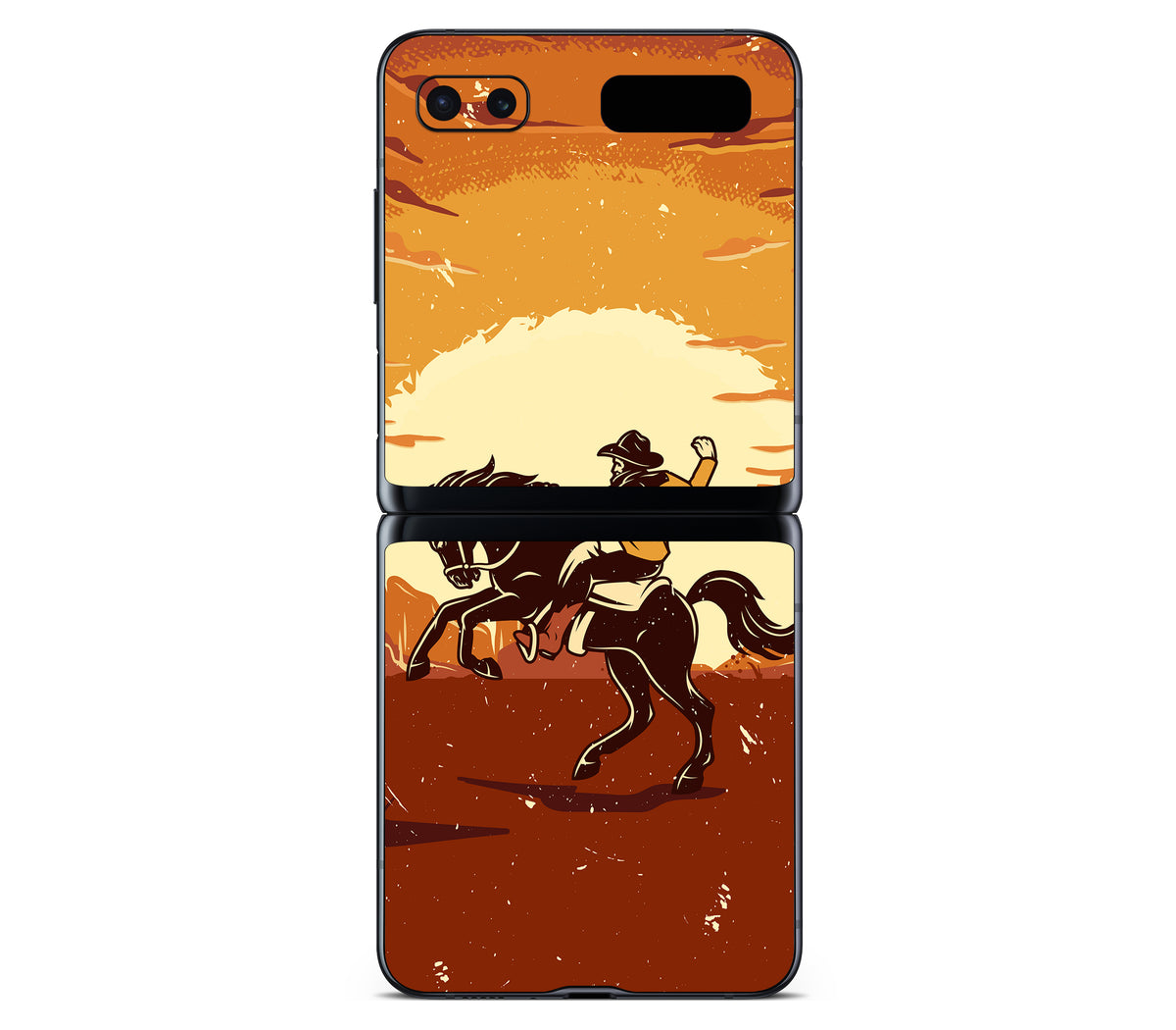 Galaxy Z Flip skin, Cowboy, back skin