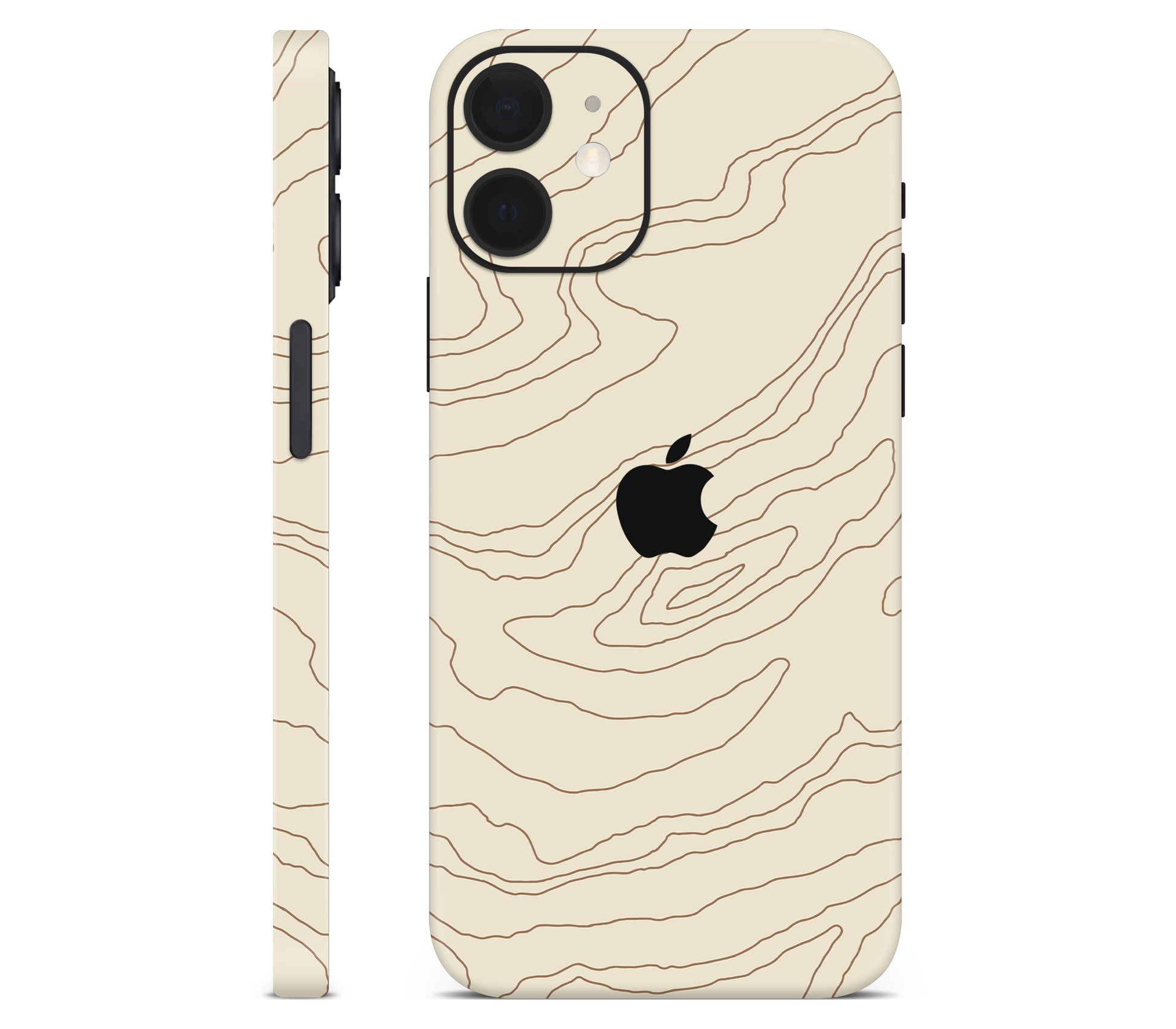 iPhone 12 skin, Dune, full wrap with logo cutout