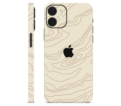 iPhone 12 skin, Dune, full wrap with logo cutout